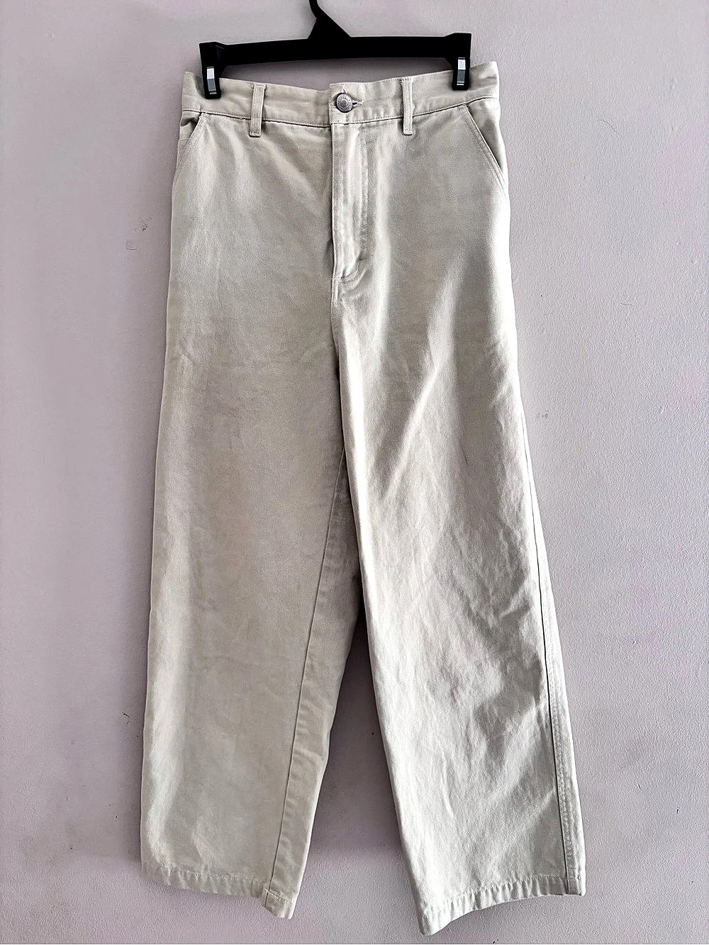 Obey Hardwork Carpenter Pant Women's Straight Leg Cream Pants